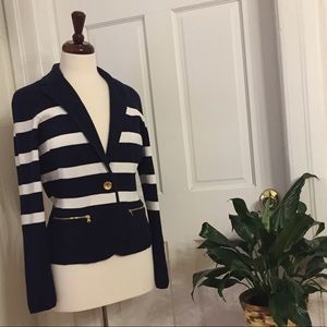 Lauren Ralph Lauren cotton sweater blazer